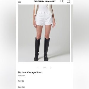 Citizens of Humanity Marlow cut off shorts 28